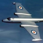 Z RAF Canberra Bomber